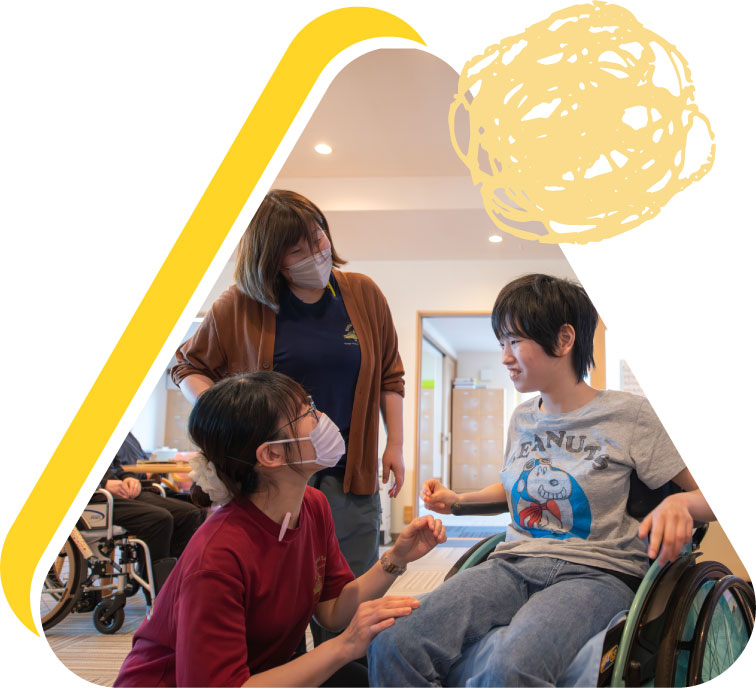 施設での様子